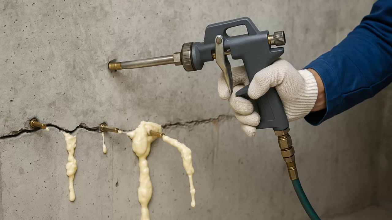 Poliüretan Enjeksiyon Yöntemi ile Beton Çatlaklarında Su Yalıtımı