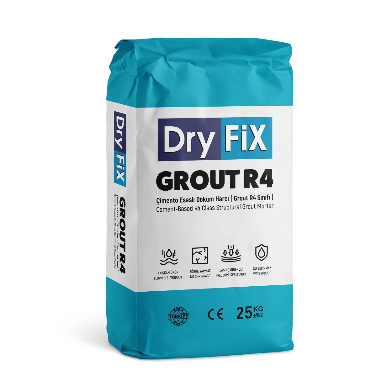 Grout R4 Çimento Esaslı Döküm Harcı